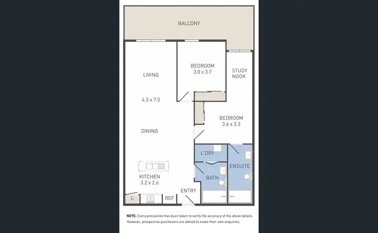 Floorplan of Homely apartment listing, 28/17 Eucalyptus Drive, Maidstone VIC 3012