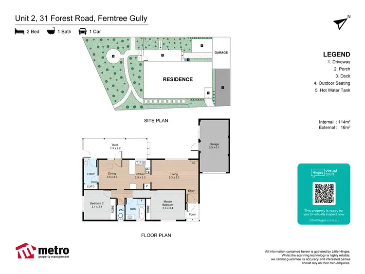 Floorplan of Homely unit listing, 2/31 Forest Rd, Ferntree Gully VIC 3156