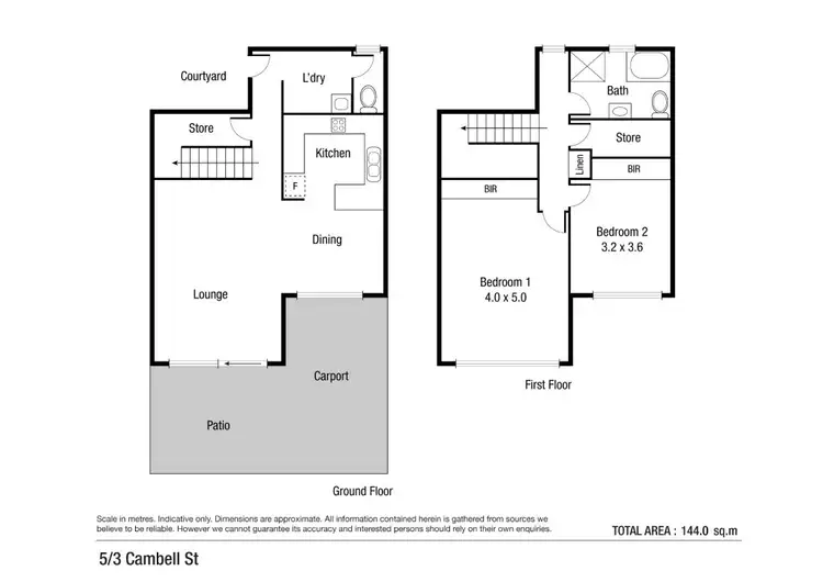 Floorplan of Homely townhouse listing, 5/3 Campbell St, Hermit Park QLD 4812