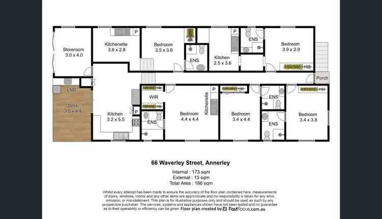 Floorplan of Homely studio listing, Room 2 - 66 Waverley Street, Annerley QLD 4103