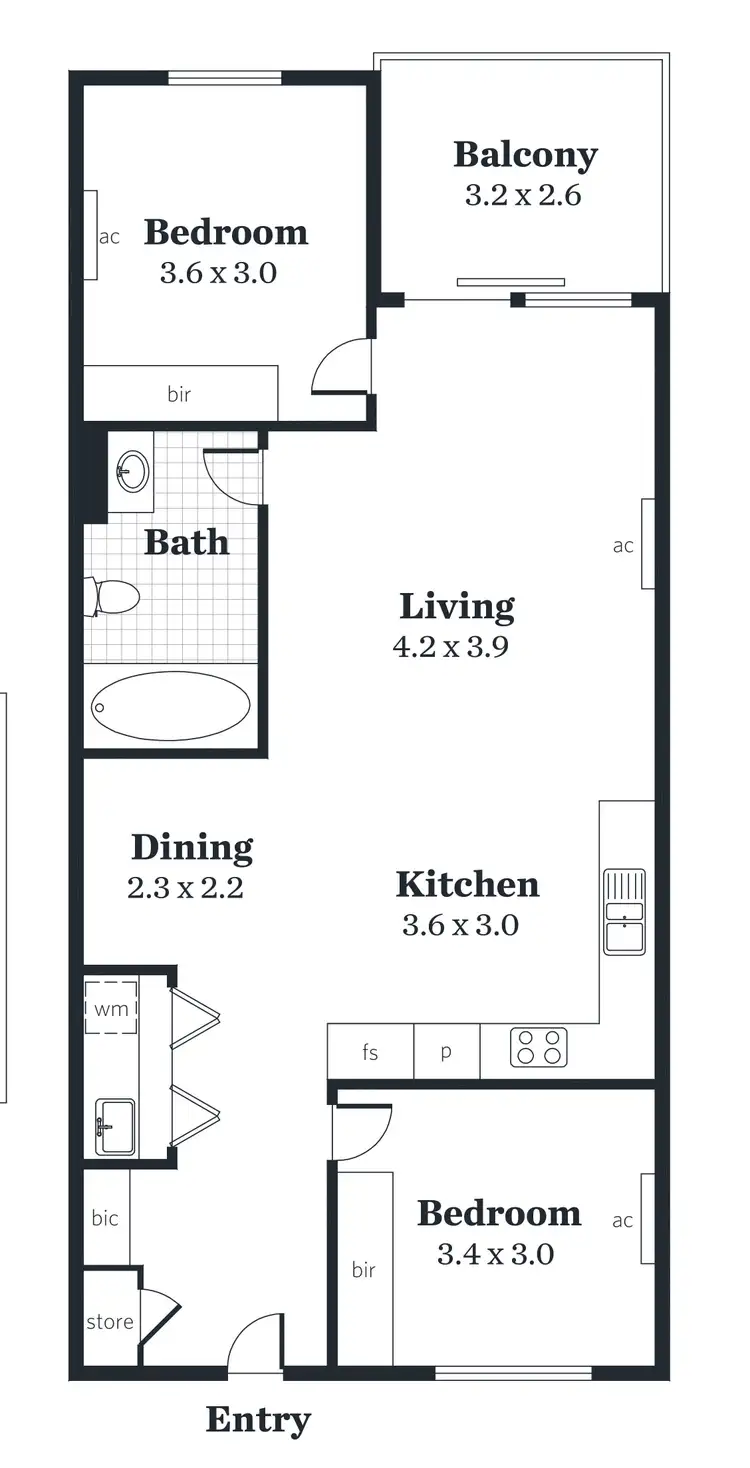 Floorplan of Homely unit listing, 2/9 Arabella Court, Marden SA 5070