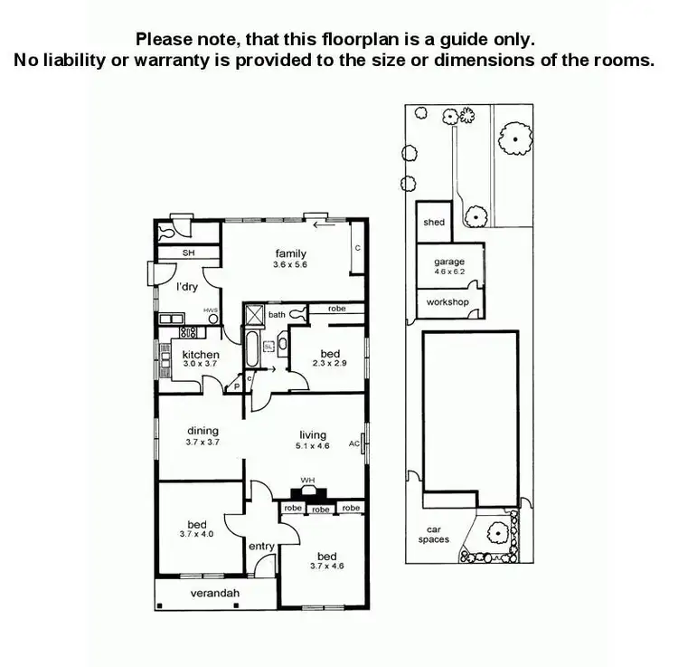 Floorplan of Homely house listing, 43 Darling St, Fairfield VIC 3078