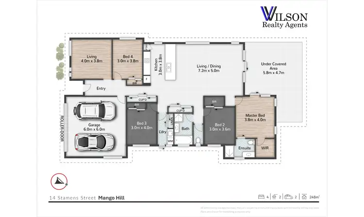 Floorplan of Homely house listing, 14 Stamens Street, Mango Hill QLD 4509