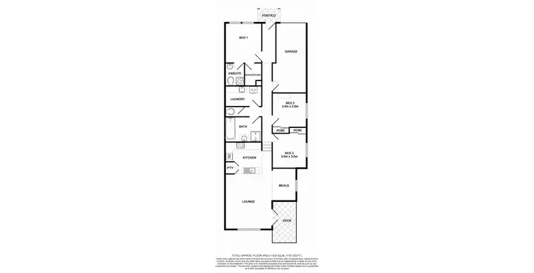Floorplan of Homely house listing, 201a Aspinall St, Kangaroo Flat VIC 3555
