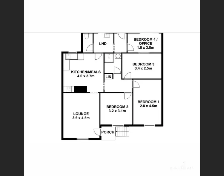 Floorplan of Homely house listing, 38 Burcham St, Mount Gambier SA 5290