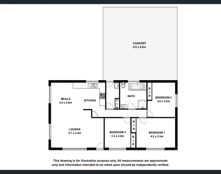 Floorplan of Homely house listing, 60 Wireless Rd E, Mount Gambier SA 5290