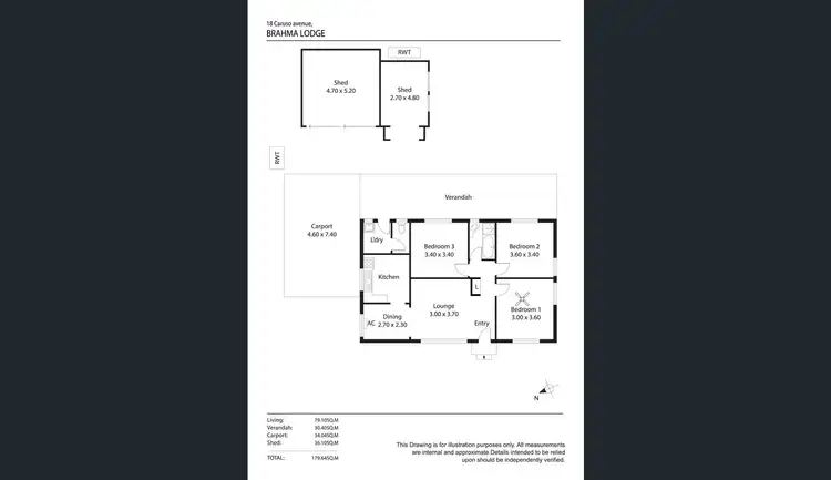 Floorplan of Homely house listing, 18 Caruso Cres, Brahma Lodge SA 5109