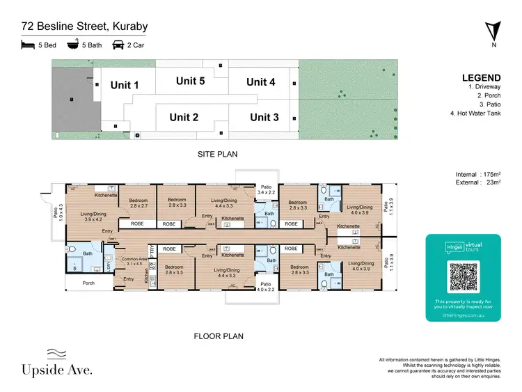 Floorplan of Homely unit listing, 72 Besline St, Kuraby QLD 4112