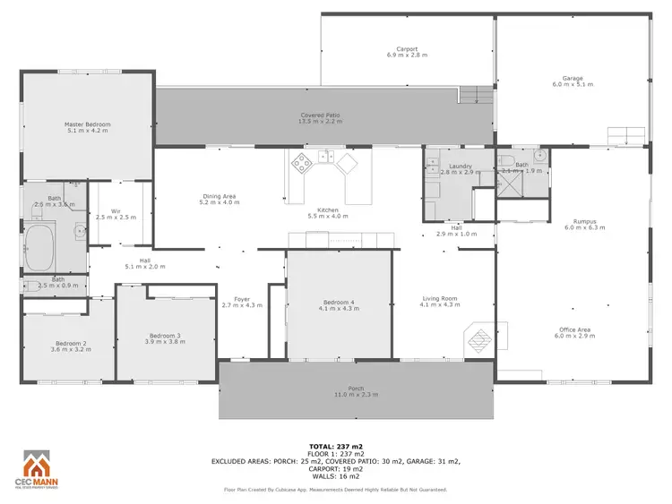 Floorplan of Homely house listing, 28 Manning Street, Stanthorpe QLD 4380
