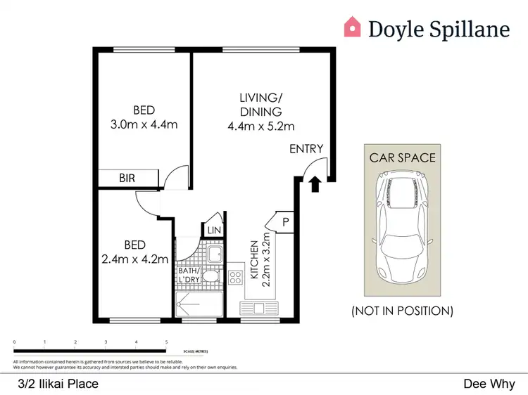 Floorplan of Homely apartment listing, 3/2 Ilikai Place, Dee Why NSW 2099