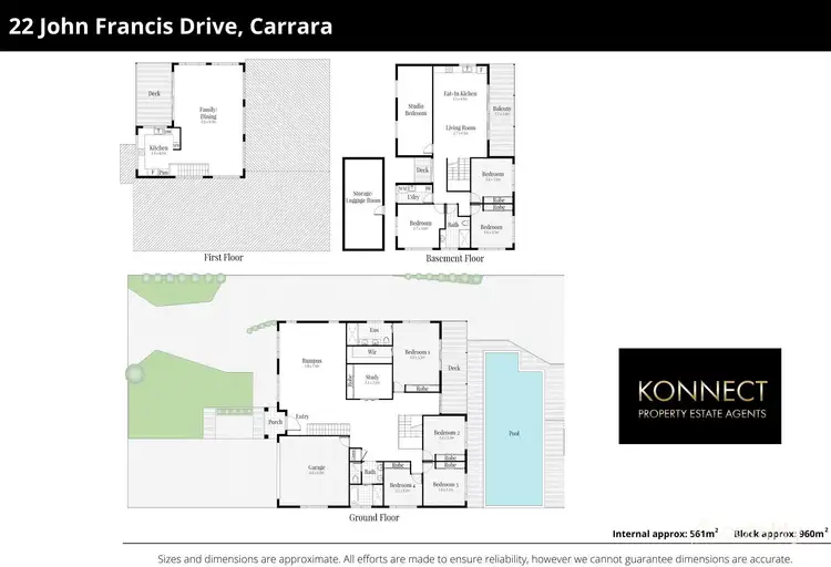 Floorplan of Homely house listing, 22 John Francis Dr, Carrara QLD 4211