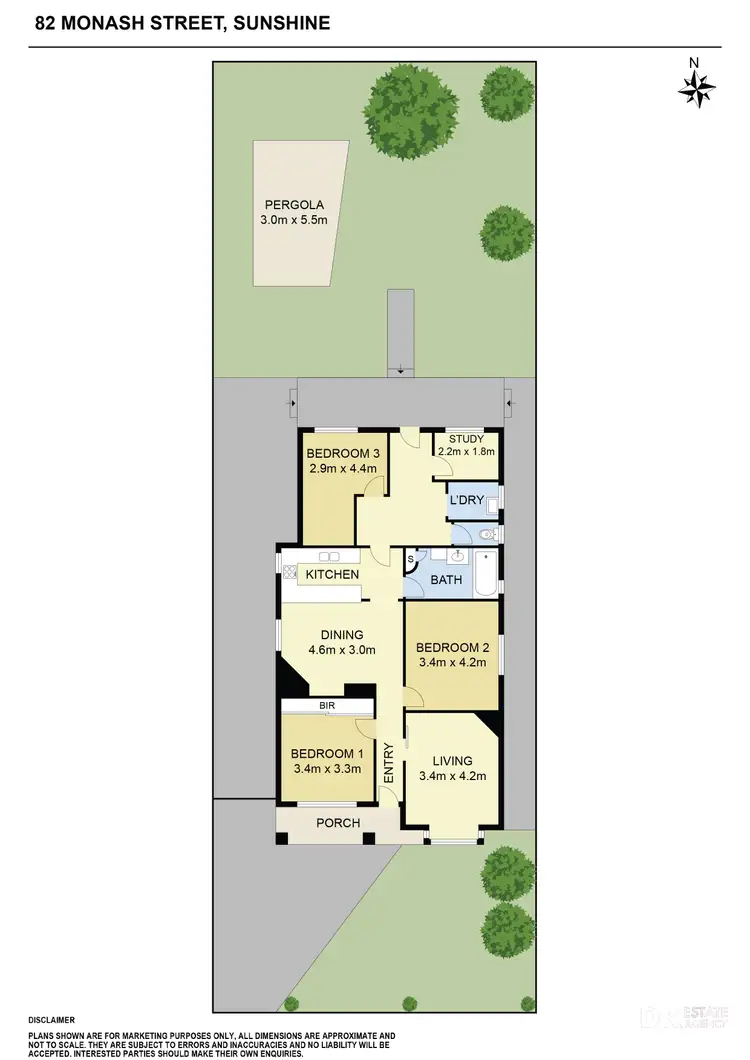 Floorplan of Homely house listing, 82 Monash Street, Sunshine VIC 3020