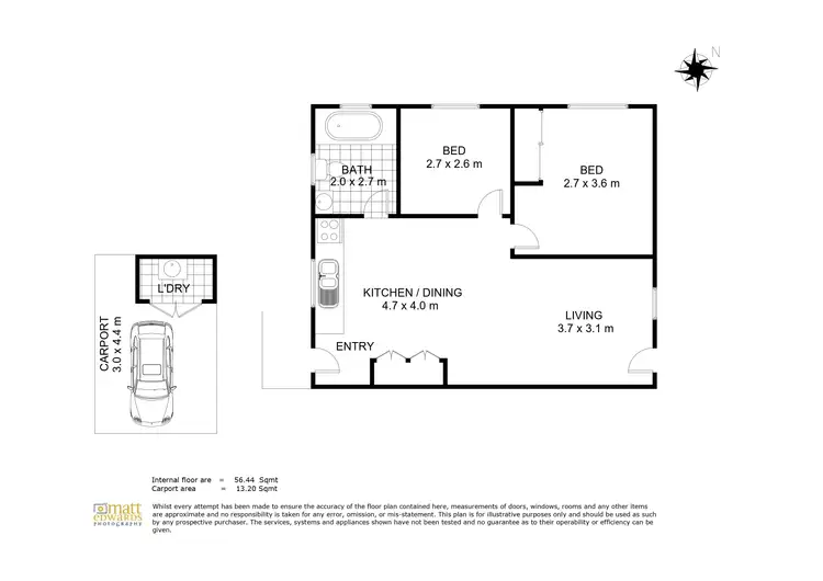 Floorplan of Homely unit listing, 6/60 Wooldridge St, Mount Lofty QLD 4350