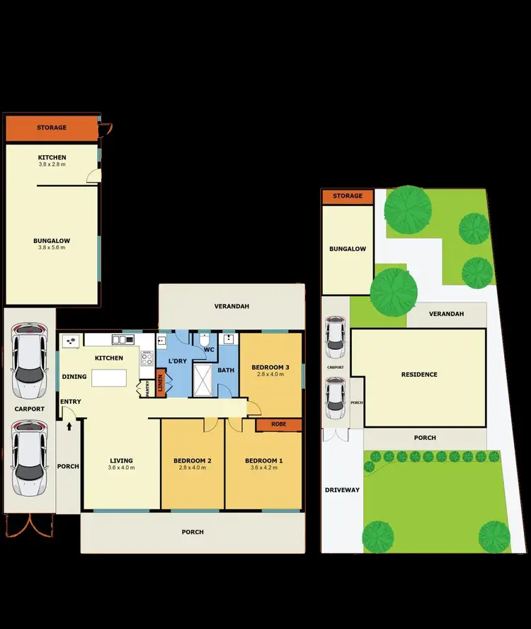 Floorplan of Homely house listing, 6 Barwise Street, Laverton VIC 3028