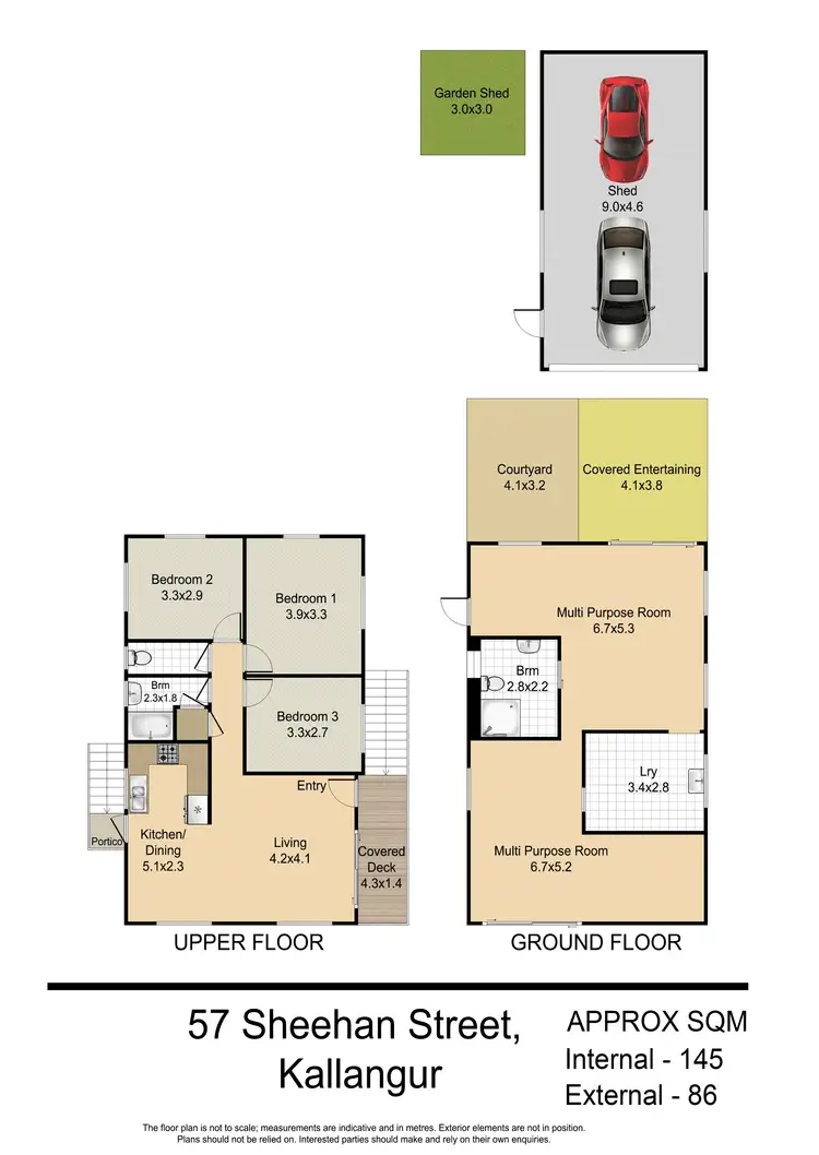 Floorplan of Homely house listing, 57 Sheehan St, Kallangur QLD 4503