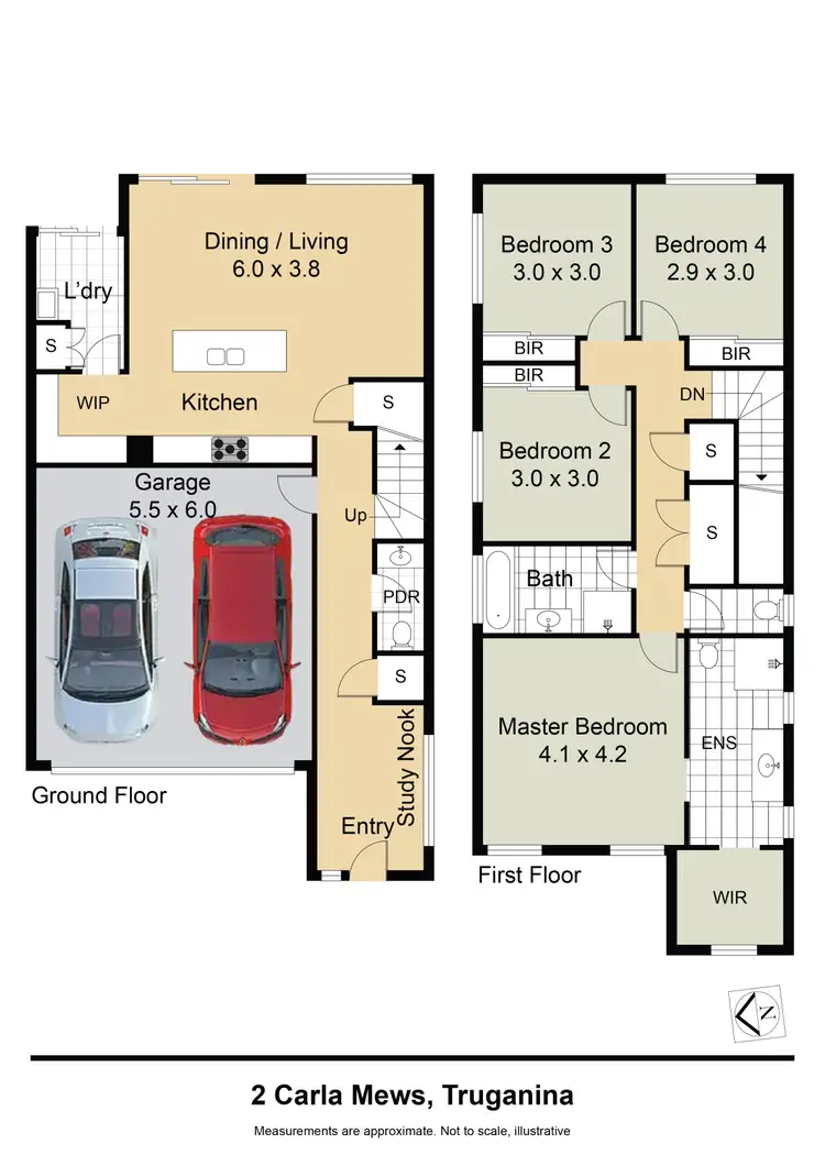 Floorplan of Homely house listing, 2 Carla Mews, Truganina VIC 3029