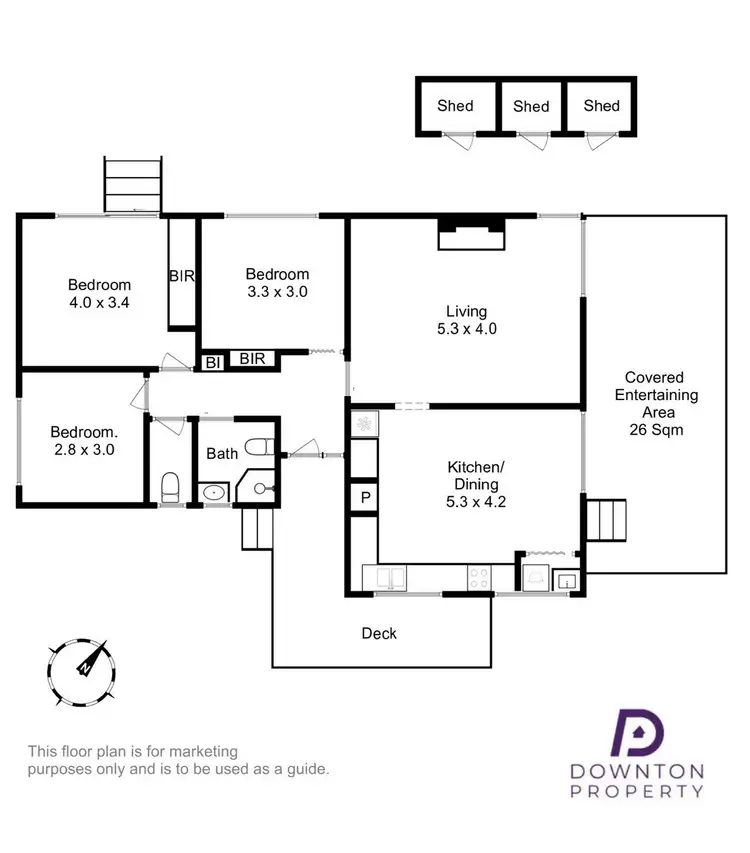 Floorplan of Homely house listing, 68 Albion Rd, Bridgewater TAS 7030