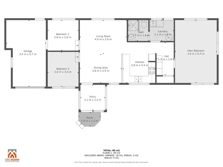 Floorplan of Homely house listing, 12 Clarke Street, Stanthorpe QLD 4380