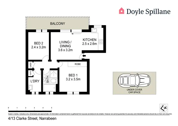Floorplan of Homely apartment listing, 4/13 Clarke Street, Narrabeen NSW 2101