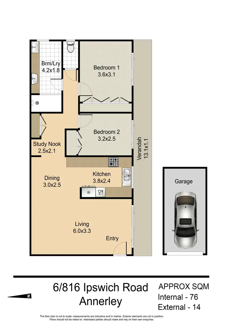 Floorplan of Homely apartment listing, 6/816 Ipswich Rd, Annerley QLD 4103