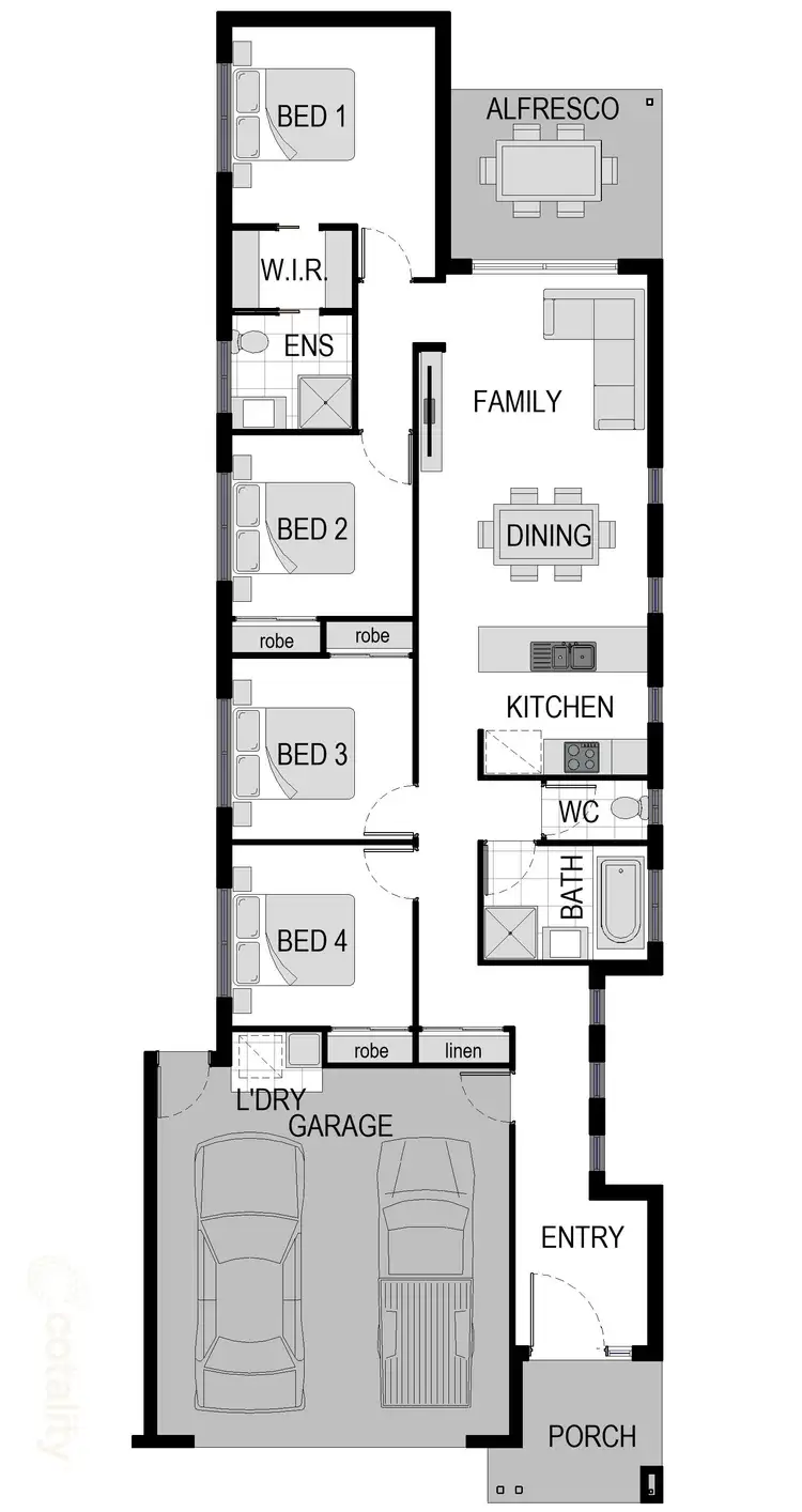 Floorplan of Homely house listing, 118 Prosperity Street, Narangba QLD 4504