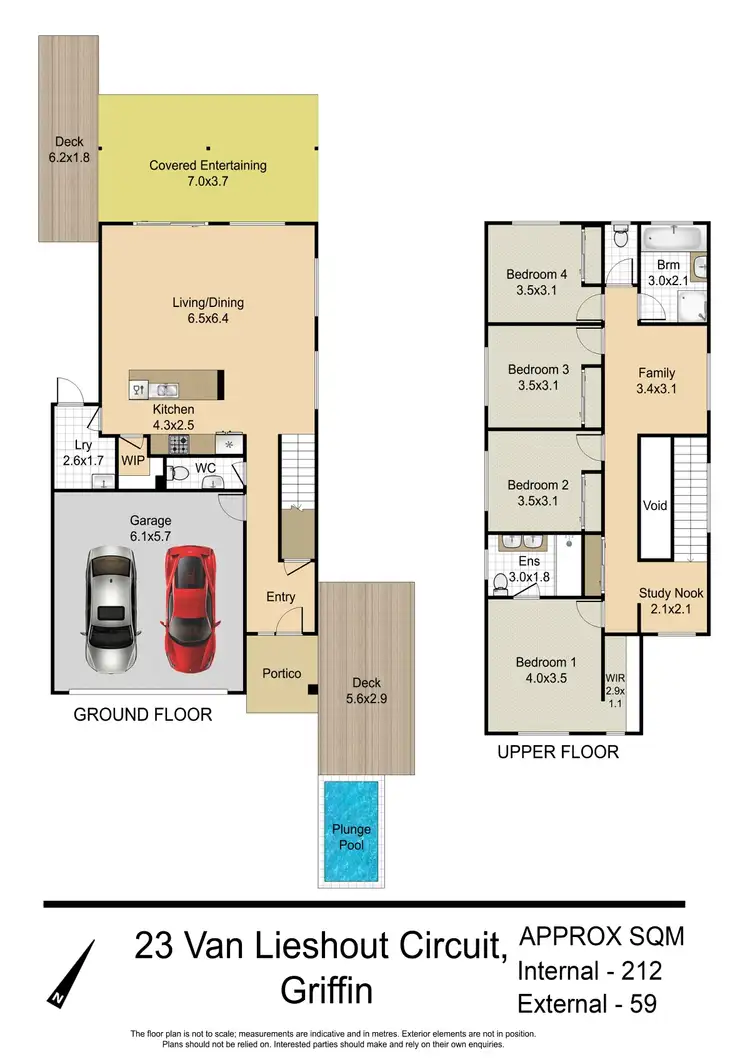 Floorplan of Homely house listing, 23 Van Lieshout Cct, Griffin QLD 4503