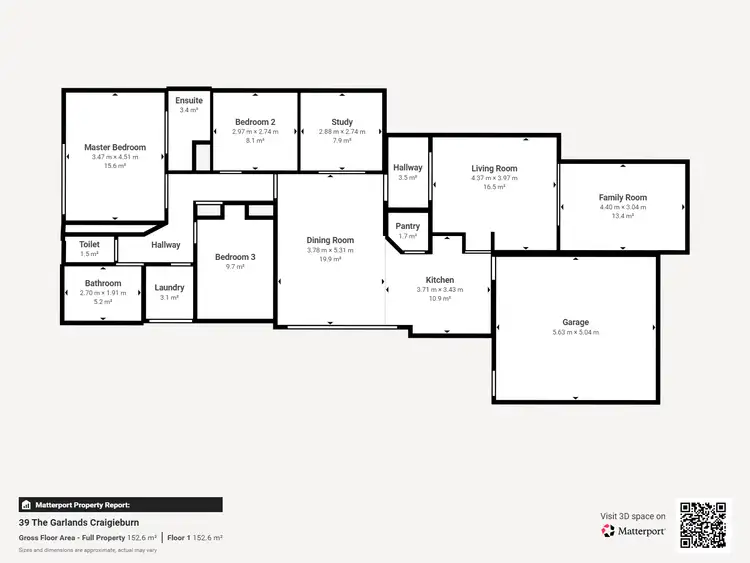 Floorplan of Homely house listing, 39 The Garlands, Craigieburn VIC 3064