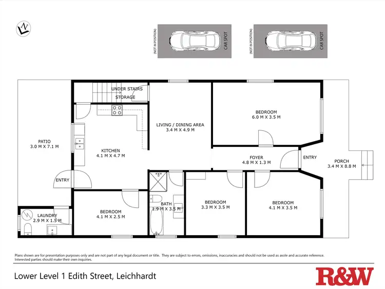 Floorplan of Homely house listing, Lower/1 Edith St, Leichhardt NSW 2040