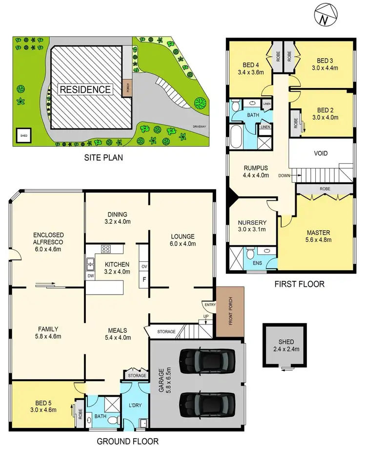 Floorplan of Homely house listing, 28 Kinaldy Cres, Kellyville NSW 2155