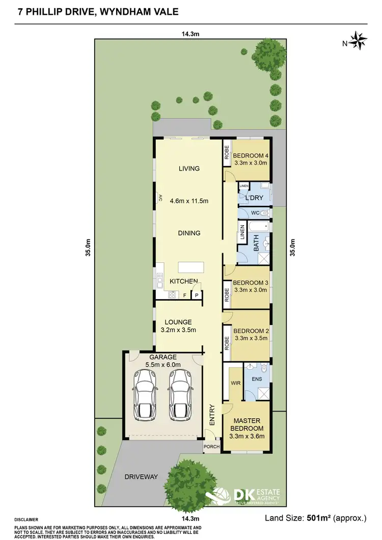 Floorplan of Homely house listing, 7 Phillip Dr, Wyndham Vale VIC 3024