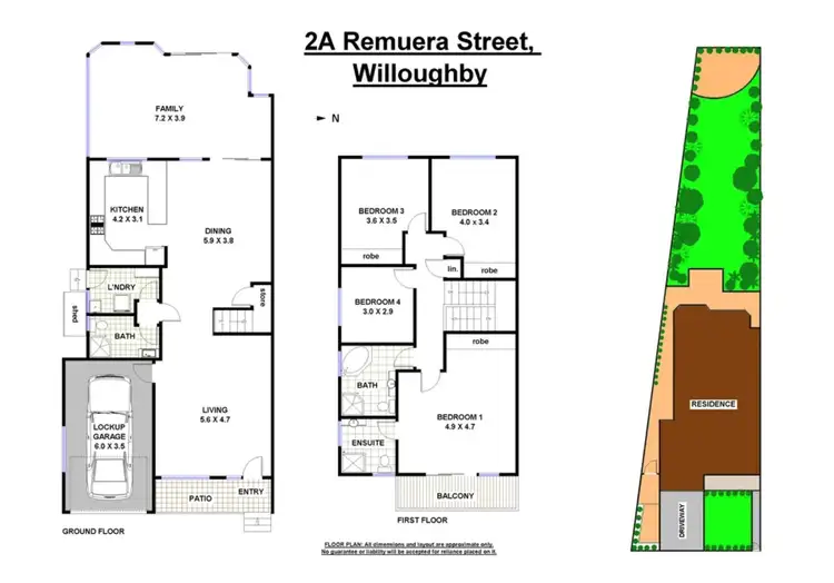 Floorplan of Homely house listing, 2A Remuera St, Willoughby NSW 2068