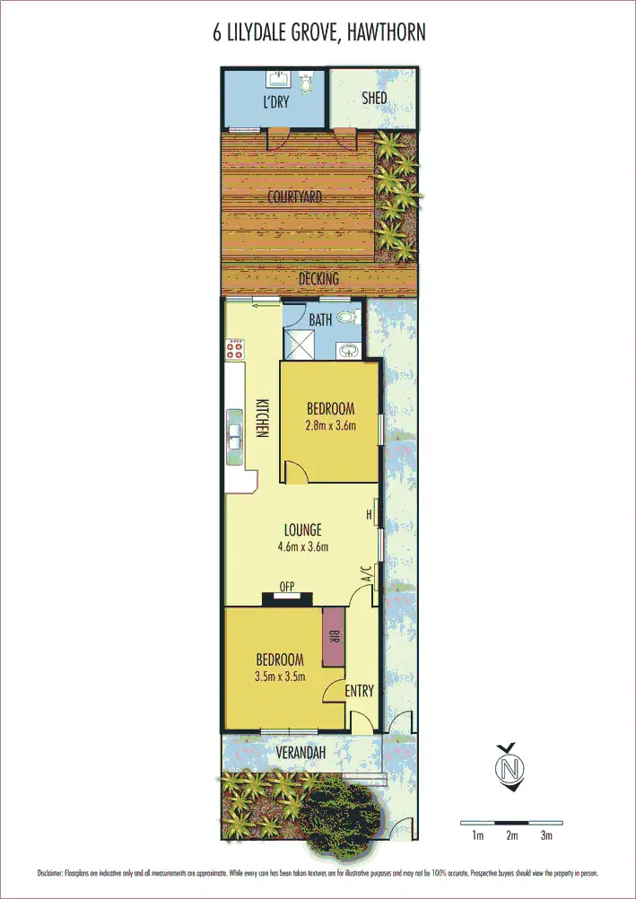 Floorplan of Homely house listing, 6 Lilydale Grove, Hawthorn East VIC 3123