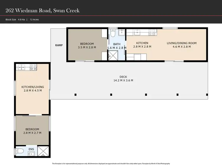 Floorplan of Homely house listing, 262 Wiedman Rd, Swan Creek QLD 4370