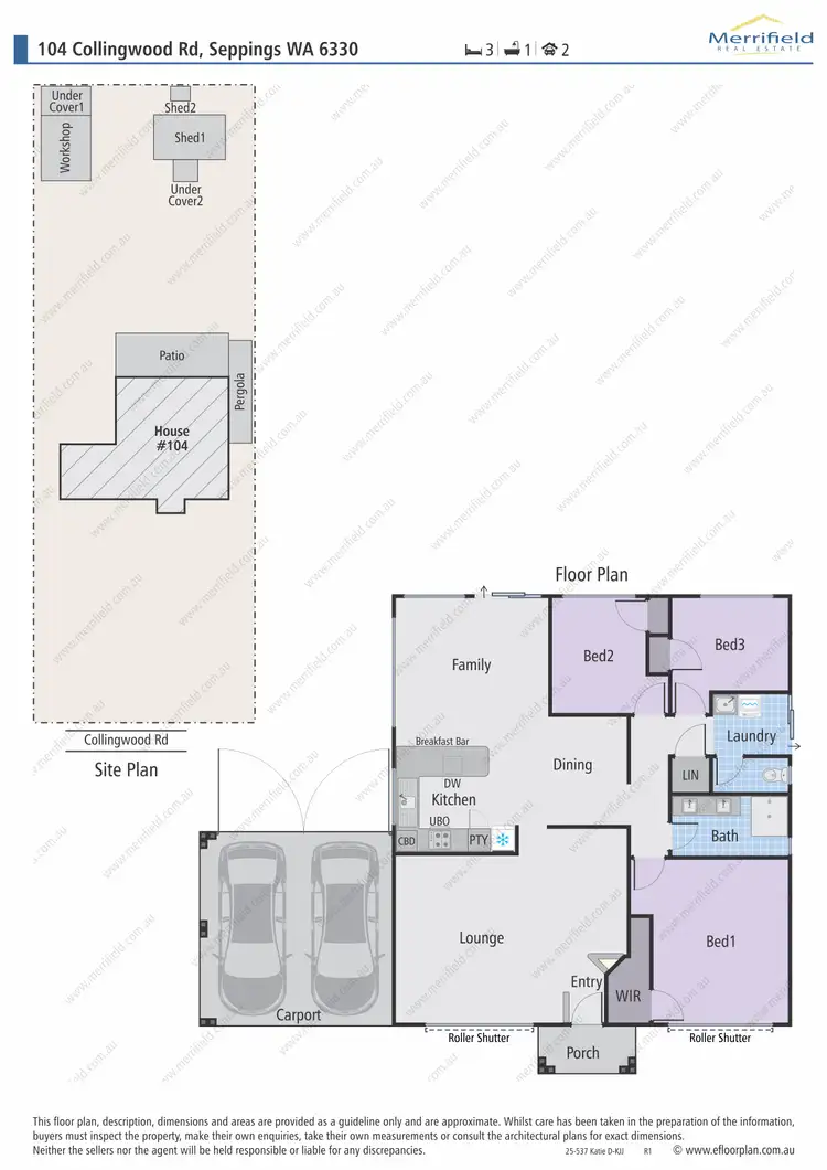 Floorplan of Homely house listing, 104 Collingwood Rd, Seppings WA 6330