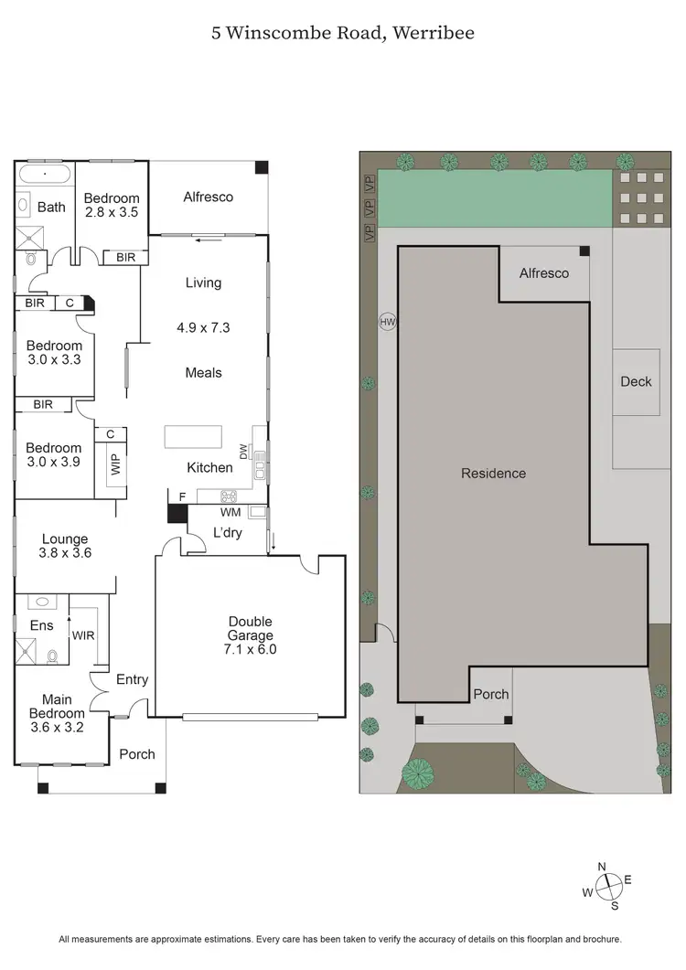 Floorplan of Homely house listing, 5 Winscombe Rd, Werribee VIC 3030