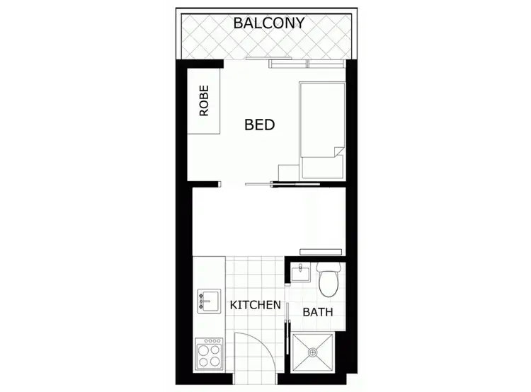 Floorplan of Homely apartment listing, 301/1 Wellington Rd, Box Hill VIC 3128