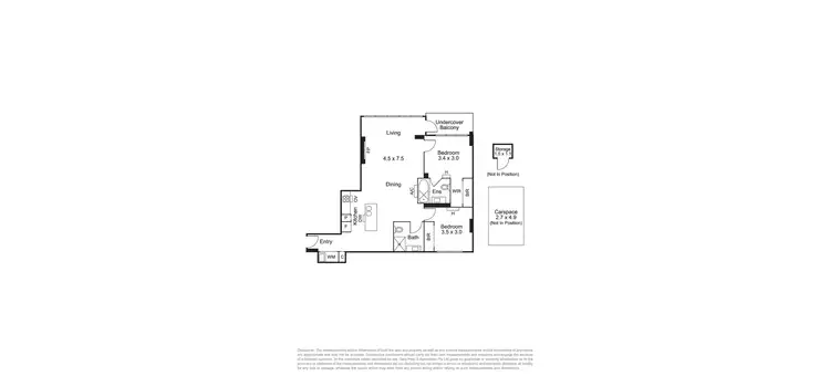 Floorplan of Homely apartment listing, 203/200 Toorak Rd, South Yarra VIC 3141