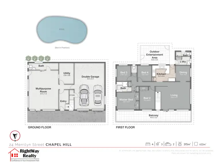 Floorplan of Homely house listing, 24 Merrilyn St, Chapel Hill QLD 4069