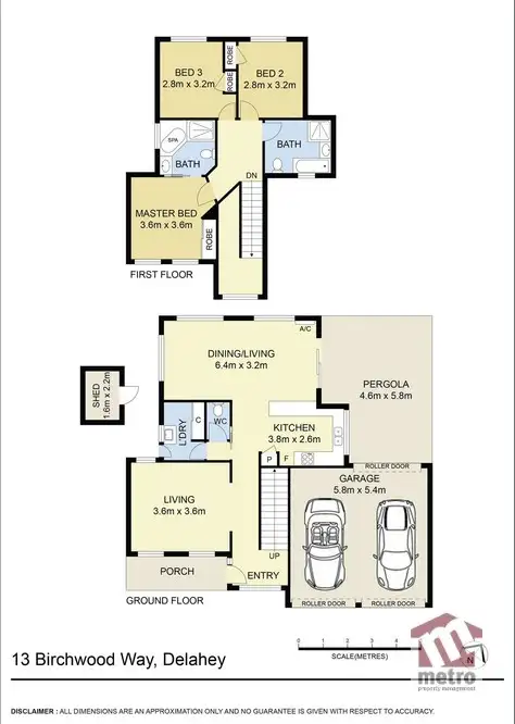 Floorplan of Homely house listing, 13 Birchwood Way, Delahey VIC 3037