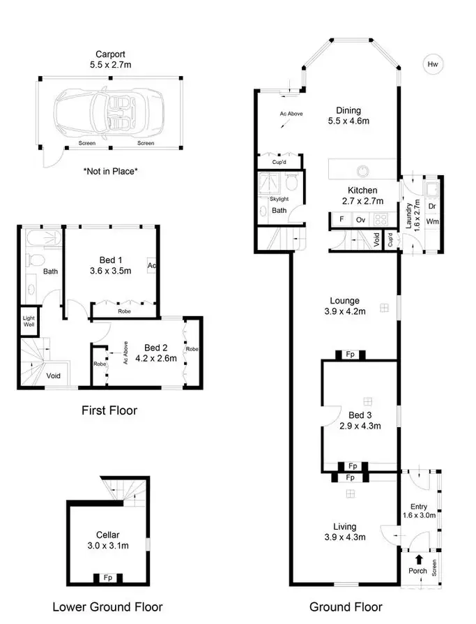 Floorplan of Homely house listing, 16 Charles St, Norwood SA 5067