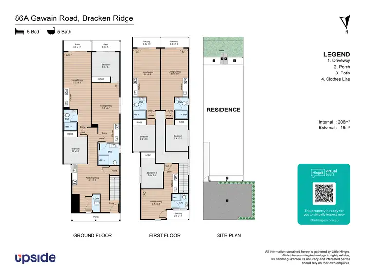 Floorplan of Homely studio listing, 3/86a Gawain Rd, Bracken Ridge QLD 4017