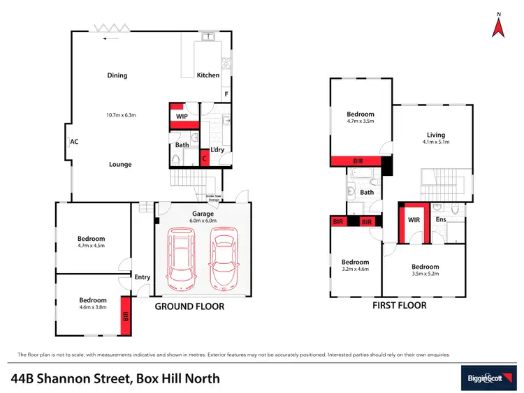 Floorplan of Homely house listing, 44B Shannon Street, Box Hill North VIC 3129