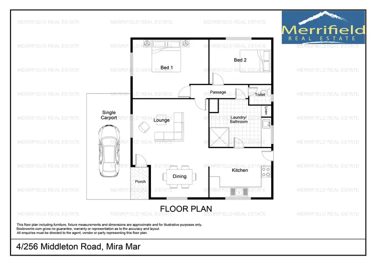 Floorplan of Homely house listing, 4/256 Middleton Road, Mira Mar WA 6330