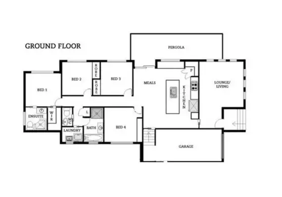 Floorplan of Homely semi-detached listing, 49A Helby St, Harrison ACT 2914