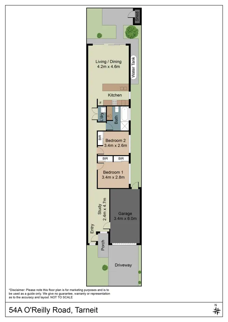 Floorplan of Homely house listing, 54a Oreilly Road, Tarneit VIC 3029