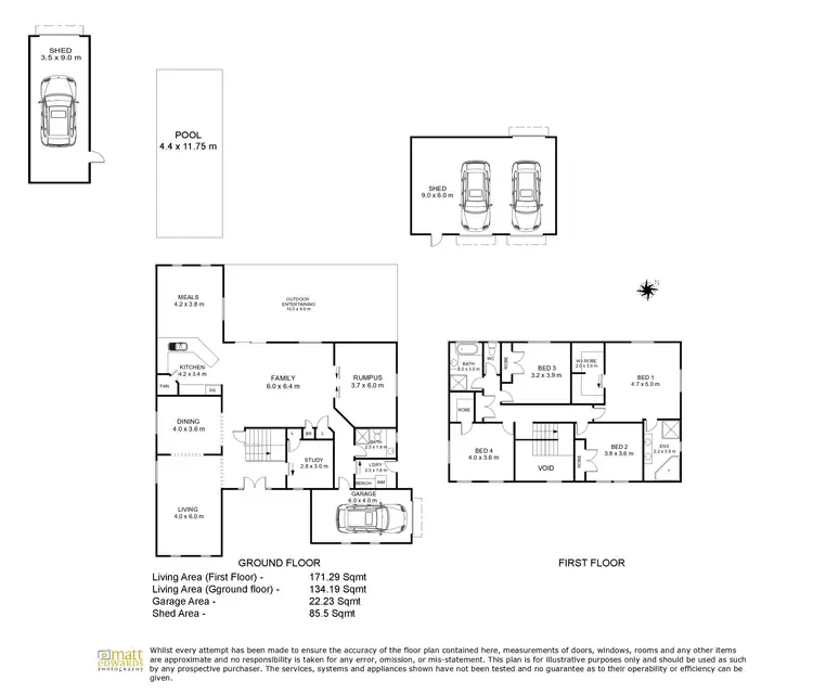 Floorplan of Homely house listing, 33 Parklea Dr, Placid Hills QLD 4343