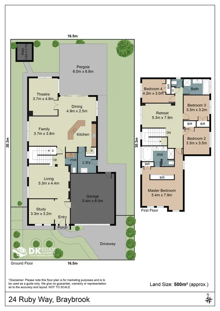 Floorplan of Homely house listing, 24 Ruby Way, braybrook VIC 3019