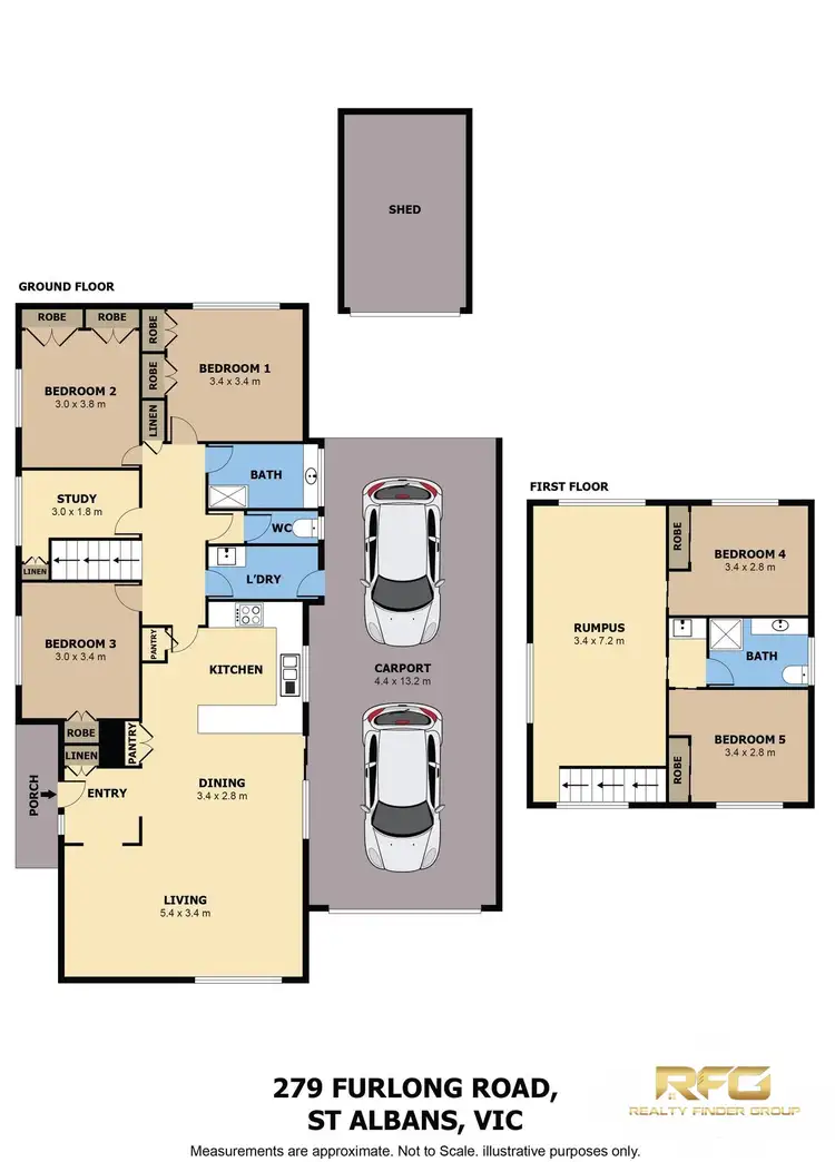 Floorplan of Homely house listing, 279 Furlong Rd, St Albans VIC 3021