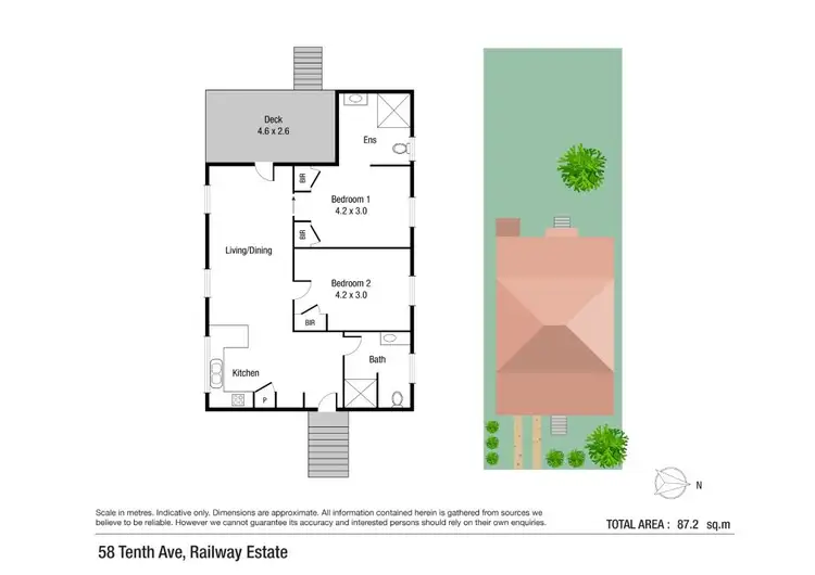 Floorplan of Homely house listing, 58 Tenth Ave, Railway Estate QLD 4810