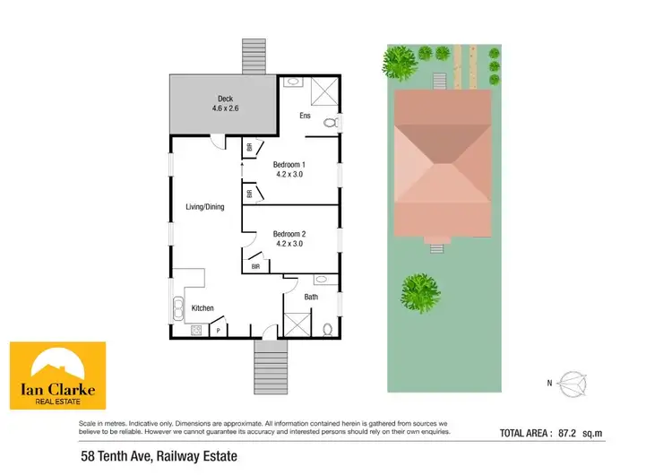 Floorplan of Homely house listing, 58 Tenth Ave, Railway Estate QLD 4810